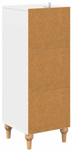 Fiókos szekrény Fehér 33 x 34,5 x 90 cm Szerelt Fa