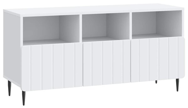 TV szekrény fiókkal Fehér 102 x 34,5 x 50 cm Szerelt Fa
