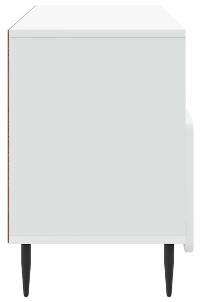 TV szekrény fiókkal Fehér 102 x 34,5 x 50 cm Szerelt Fa