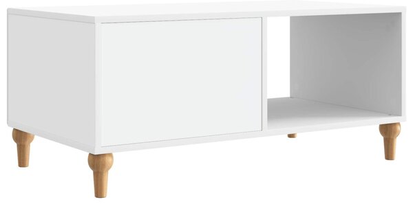 Dohányzóasztal Fehér 90 x 50 x 40 cm Szerelt Fa