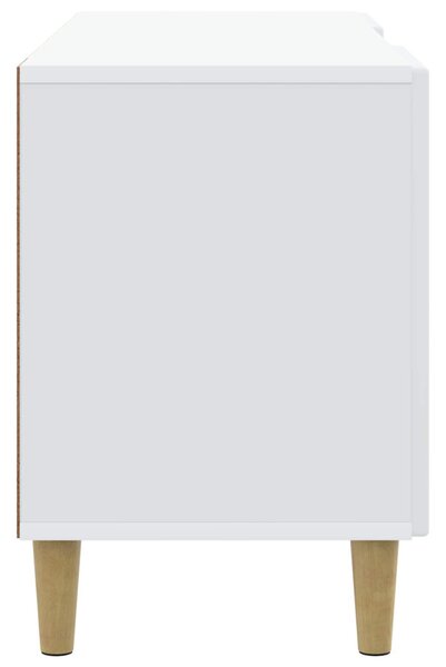 TV szekrény Fehér 102 x 34,5 x 50 cm Szerelt Fa