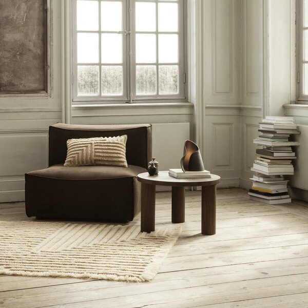 Asztali lámpa ferm LIVING, Oyster, dimmable, Fekete, Nappali, Alumínium, Dizájn