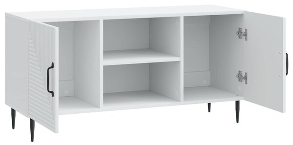 TV szekrény Fehér 102 x 34,5 x 50 cm Szerelt Fa