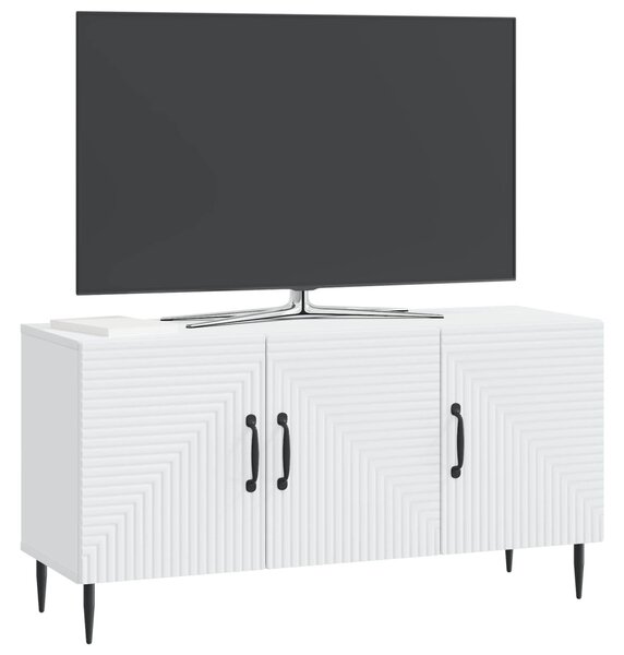 TV szekrény Fehér 99 x 34,5 x 50 cm Szerelt Fa