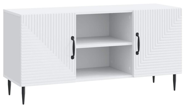 TV szekrény Fehér 102 x 34,5 x 50 cm Szerelt Fa