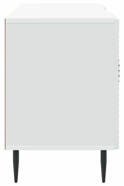 TV szekrény Fehér 102 x 34,5 x 50 cm Szerelt Fa