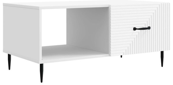 Dohányzóasztal Fehér 90 x 50 x 40 cm Szerelt Fa