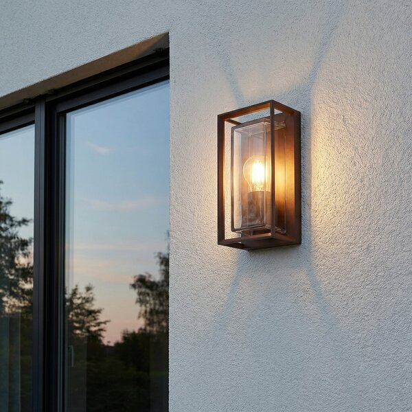 Kültéri Lámpa Arcchio, Ismera, dimmable, Barna / Rozsdabarna, Erkély, Alumínium, Modern