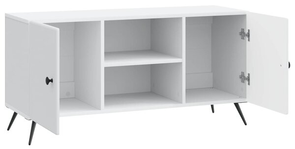 TV szekrény Fehér 102 x 34,5 x 50 cm Szerelt Fa