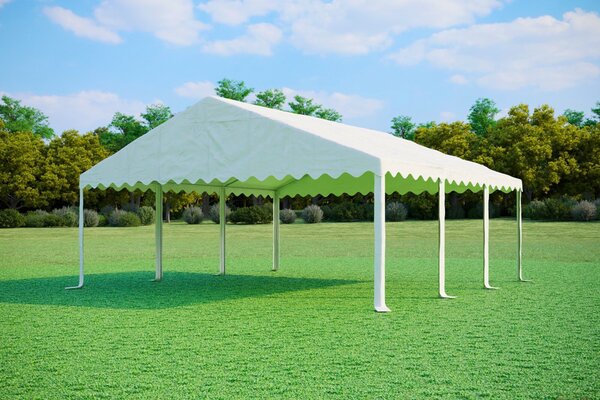 Party sátor 6x6 m STANDARD - tűzálló szín fehér