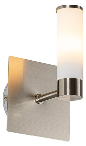 Modern fürdőszobai fali lámpa acél IP44 - Kád