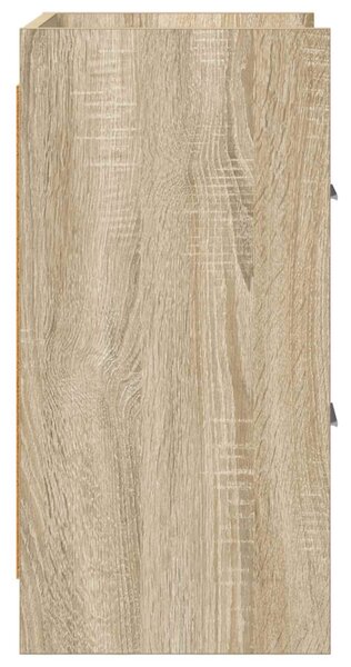 Éjjeliszekrények 2 pcs Sonoma Tölgy 40 x 30 x 60 cm Szerelt Fa