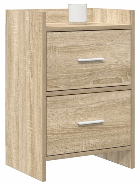 Éjjeliszekrények 2 pcs Sonoma Tölgy 40 x 30 x 60 cm Szerelt Fa