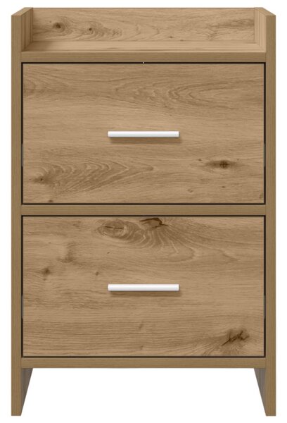 Éjjeliszekrények 2 pcs Kézműves Tölgy 40 x 30 x 60 cm