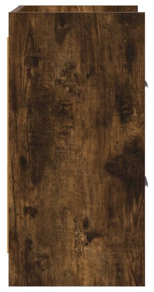 Éjjeliszekrények 2 pcs Füstös Tölgy 40 x 30 x 60 cm Szerelt Fa
