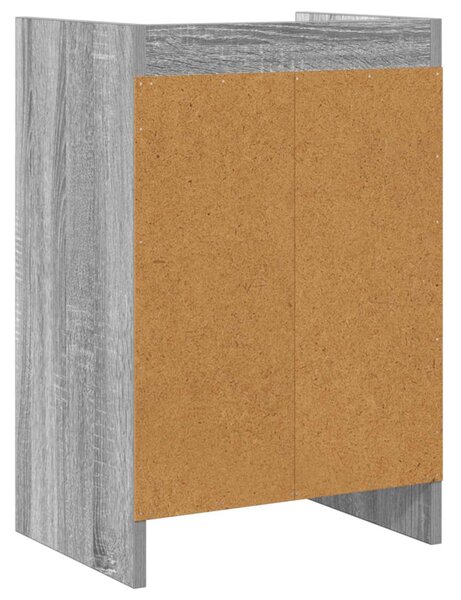 Éjjeliszekrények 2 pcs Szürke Sonoma 40 x 30 x 60 cm Szerelt Fa