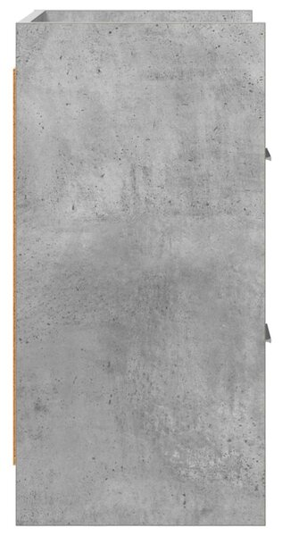 Éjjeliszekrények 2 pcs Betonszürke 40 x 30 x 60 cm Szerelt Fa
