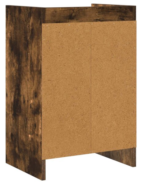 Éjjeliszekrények 2 pcs Füstös Tölgy 40 x 30 x 60 cm Szerelt Fa