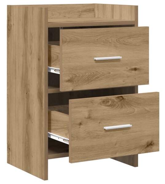Éjjeliszekrények 2 pcs Kézműves Tölgy 40 x 30 x 60 cm