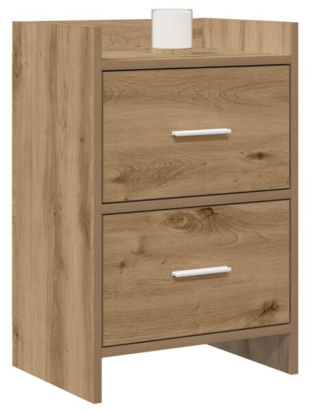 Éjjeliszekrények 2 pcs Kézműves Tölgy 40 x 30 x 60 cm