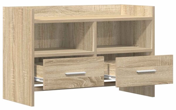 TV szekrény 71,5 x 33 x 47 cm Sonoma Tölgy Szerelt Fa