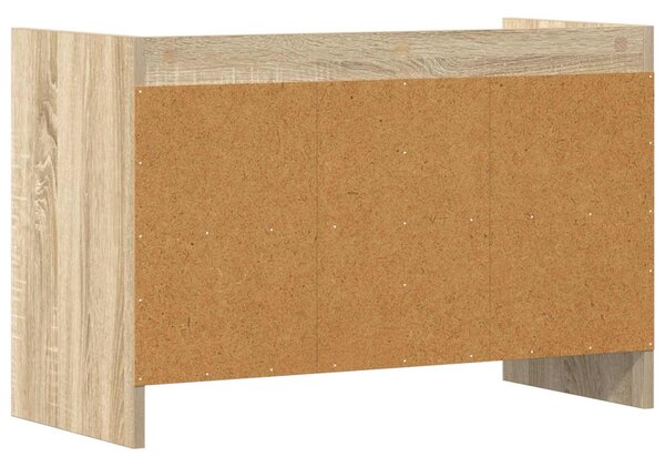 TV szekrény 71,5 x 33 x 47 cm Sonoma Tölgy Szerelt Fa