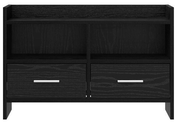 TV szekrény 71,5 x 33 x 47 cm Fekete Tölgy Szerelt Fa