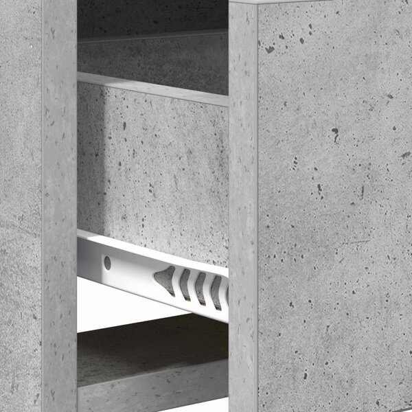 TV szekrény 71,5 x 33 x 47 cm Betonszürke Szerelt Fa