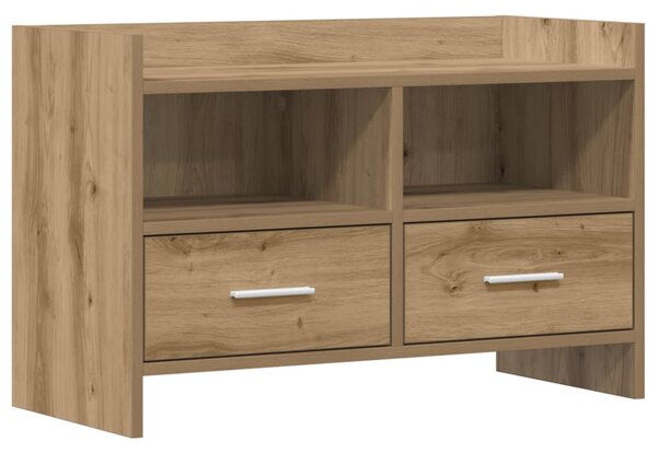 TV szekrény 71,5 x 33 x 47 cm Kézműves Tölgy Szerelt Fa