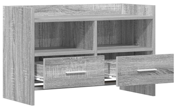 TV szekrény 71,5 x 33 x 47 cm Szürke Sonoma Szerelt Fa