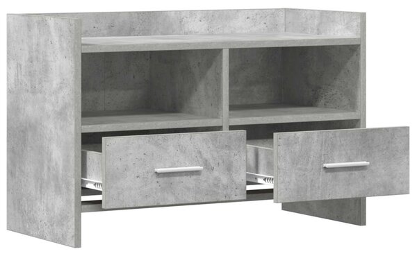 TV szekrény 71,5 x 33 x 47 cm Betonszürke Szerelt Fa