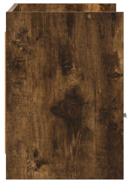 TV szekrény 71,5 x 33 x 47 cm Füstös Tölgy Szerelt Fa