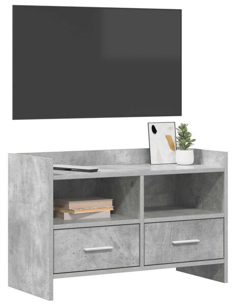 TV szekrény 71,5 x 33 x 47 cm Betonszürke Szerelt Fa