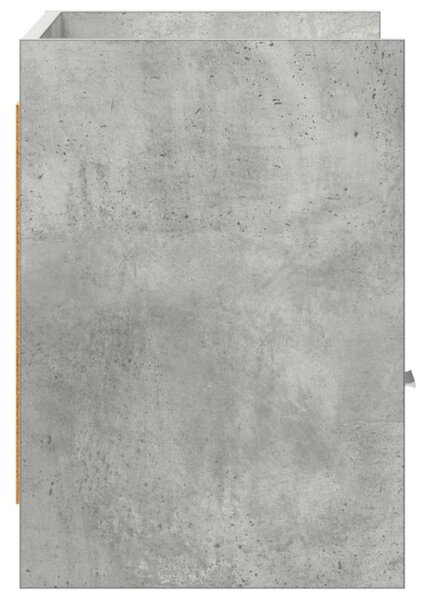 TV szekrény 71,5 x 33 x 47 cm Betonszürke Szerelt Fa