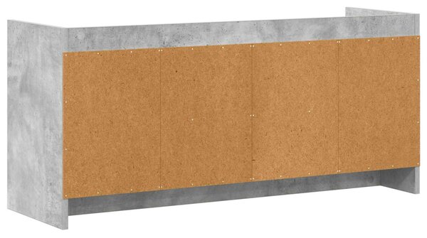 TV szekrény 102 x 33 x 47 cm Betonszürke Szerelt Fa