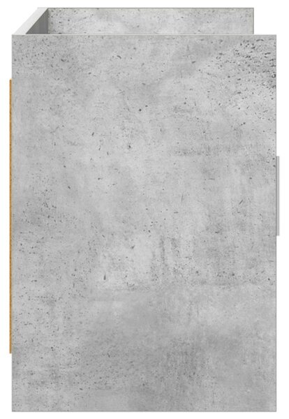 TV szekrény 102 x 33 x 47 cm Betonszürke Szerelt Fa