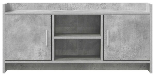 TV szekrény 102 x 33 x 47 cm Betonszürke Szerelt Fa
