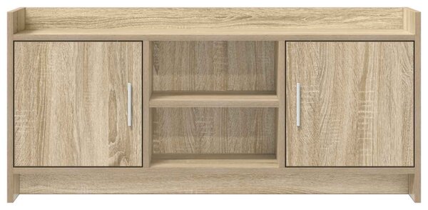 TV szekrény 102 x 33 x 47 cm Sonoma Tölgy Szerelt Fa