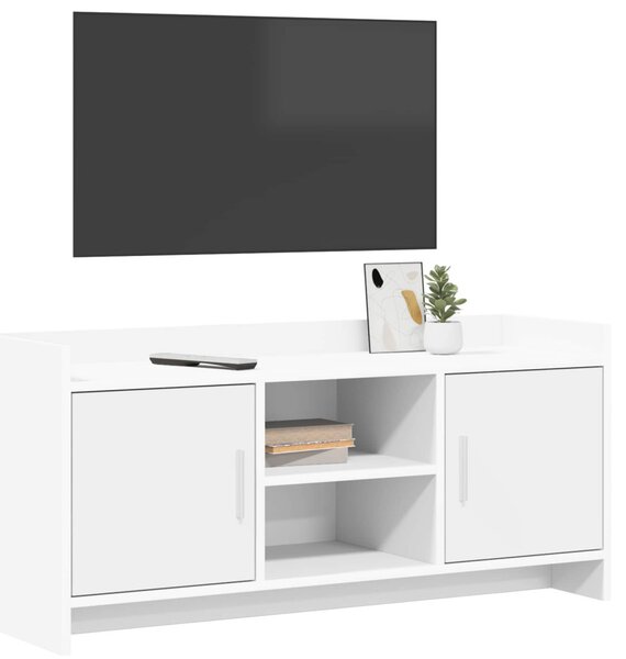 TV szekrény 102 x 33 x 47 cm Fehér Szerelt Fa