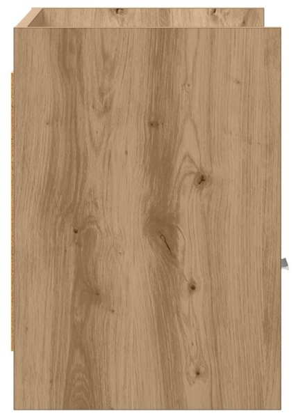 TV szekrény 71,5 x 33 x 47 cm Kézműves Tölgy Szerelt Fa