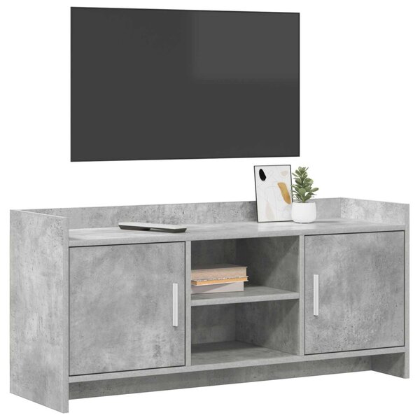 TV szekrény 102 x 33 x 47 cm Betonszürke Szerelt Fa