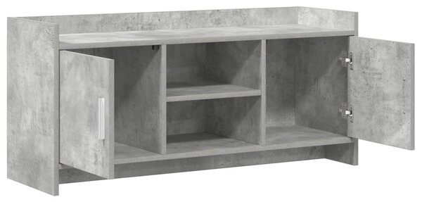 TV szekrény 102 x 33 x 47 cm Betonszürke Szerelt Fa