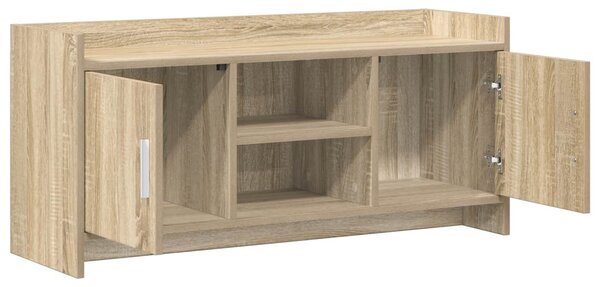 TV szekrény 102 x 33 x 47 cm Sonoma Tölgy Szerelt Fa