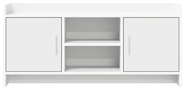 TV szekrény 102 x 33 x 47 cm Fehér Szerelt Fa