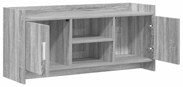 TV szekrény 102 x 33 x 47 cm Szürke Sonoma Szerelt Fa
