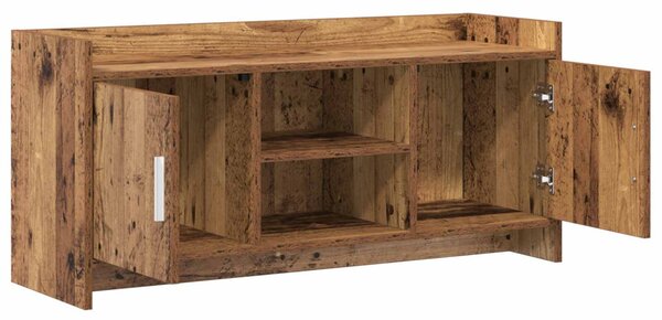 TV szekrény 102 x 33 x 47 cm Antik Fa Szerelt Fa