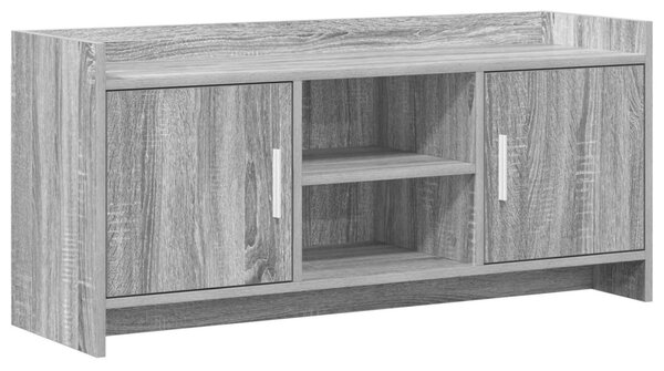 TV szekrény 102 x 33 x 47 cm Szürke Sonoma Szerelt Fa