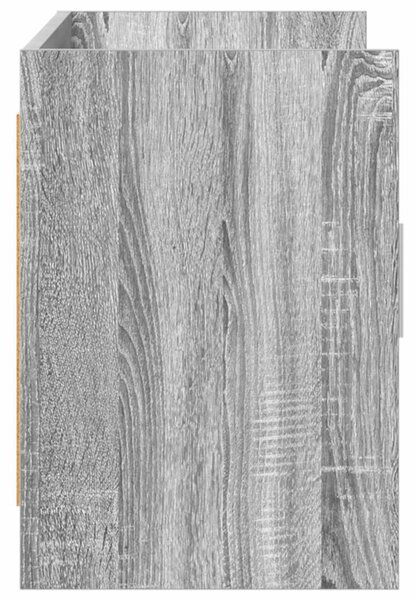 TV szekrény 102 x 33 x 47 cm Szürke Sonoma Szerelt Fa
