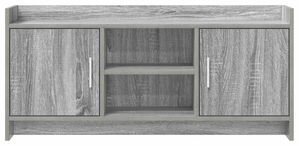 TV szekrény 102 x 33 x 47 cm Szürke Sonoma Szerelt Fa