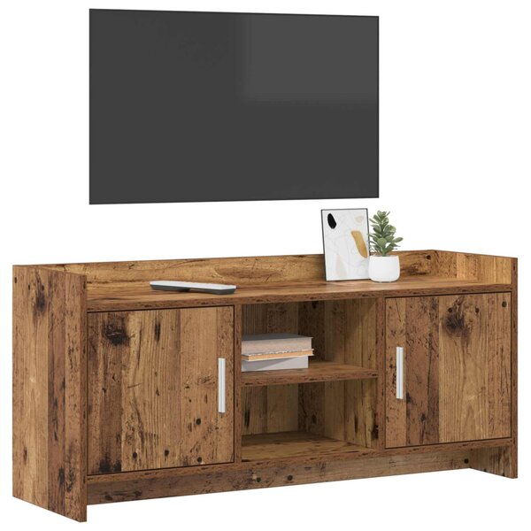 TV szekrény 102 x 33 x 47 cm Antik Fa Szerelt Fa